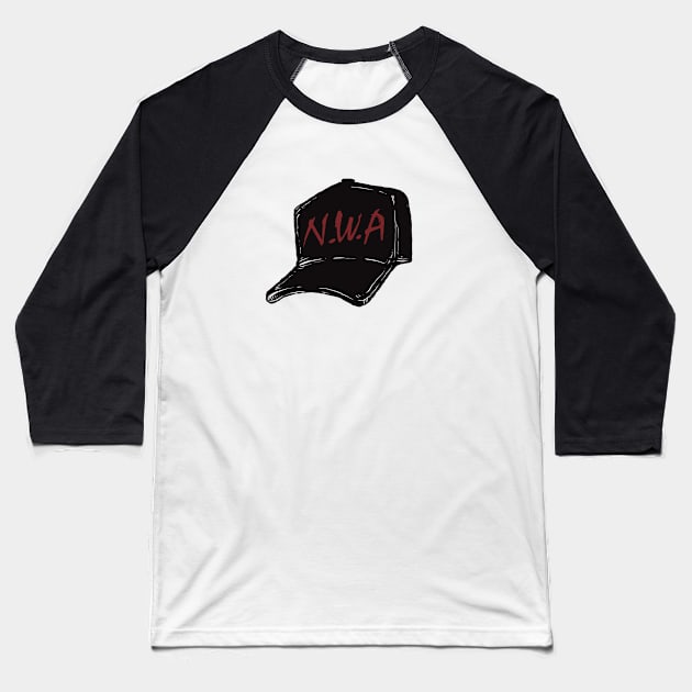 Hip hop hat Baseball T-Shirt by Paundra